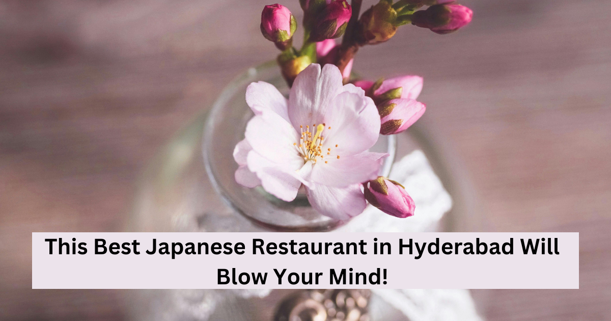 This Best Japanese Restaurant in Hyderabad Will Blow Your Mind!